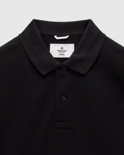 Athletic Pique Academy Long Sleeve Polo