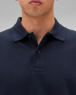 Athletic Pique Academy Long Sleeve Polo