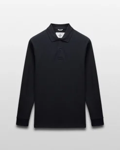 Athletic Pique Academy Long Sleeve Polo