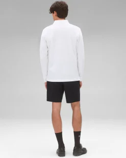 Athletic Pique Academy Long Sleeve Polo