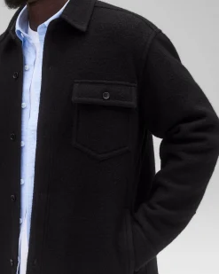 Boiled Wool Warden Overshirt