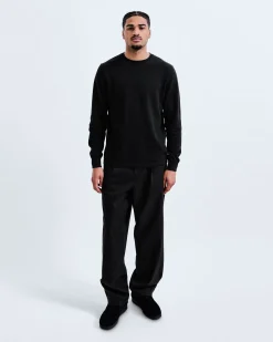 Cotton Linen Regatta Crewneck