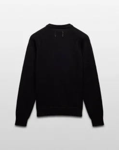 Cotton Slub Laurel Crewneck