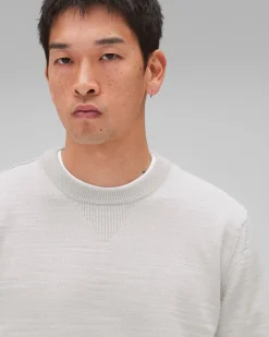 Cotton Slub Laurel Crewneck