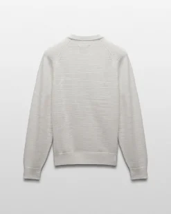 Cotton Slub Laurel Crewneck