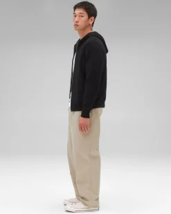 Cotton Slub Laurel Full Zip Hoodie