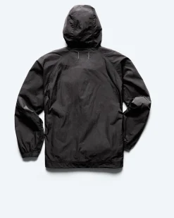 Crinkle Nylon Match Hooded Jacket