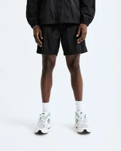 Crinkle Nylon Match Short 6"