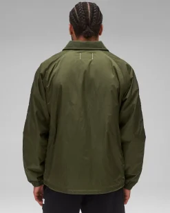 Econyl Satin Nylon Coach's Jacket