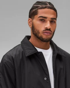 Econyl Satin Nylon Coach's Jacket