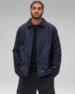 Econyl Satin Nylon Coach's Jacket