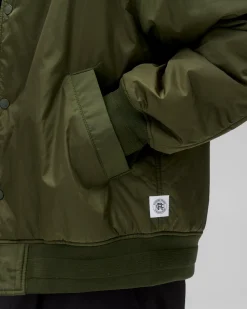 Econyl Satin Nylon Stadium Jacket