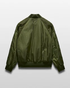 Econyl Satin Nylon Stadium Jacket