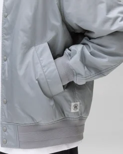 Econyl Satin Nylon Stadium Jacket