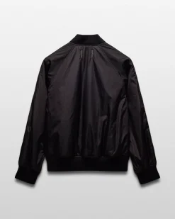Econyl Satin Nylon Stadium Jacket