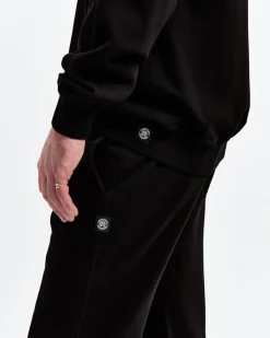Kyoto Black Cuffed Sweatpant