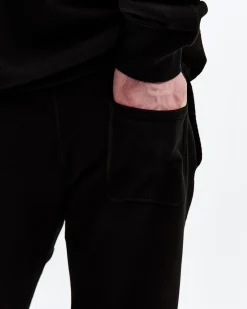 Kyoto Black Cuffed Sweatpant