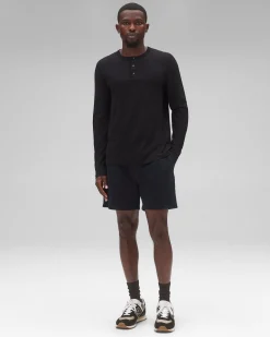 Lightweight Jersey Long Sleeve Henley