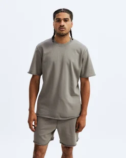 Lightweight Terry Cut-Off T-Shirt