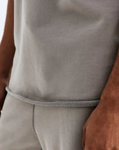 Lightweight Terry Cut-Off T-Shirt