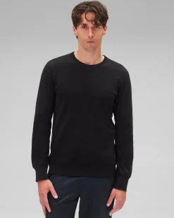 Lightweight Terry Slim Crewneck