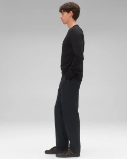 Lightweight Terry Slim Crewneck