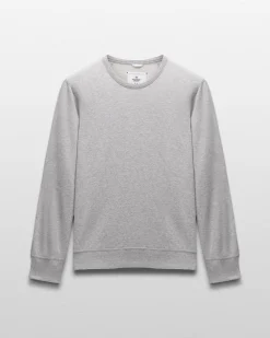Lightweight Terry Slim Crewneck