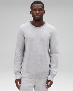 Lightweight Terry Slim Crewneck