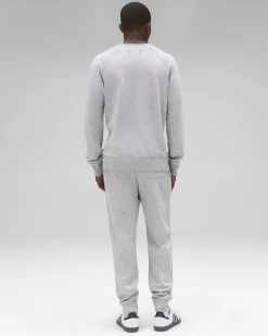 Lightweight Terry Slim Crewneck