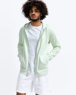 Lightweight Terry Slim Zip Hoodie