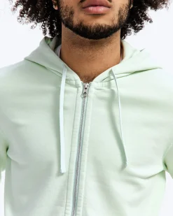 Lightweight Terry Slim Zip Hoodie