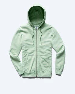 Lightweight Terry Slim Zip Hoodie