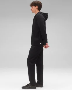 Lightweight Terry Slim Zip Hoodie