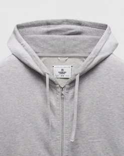 Lightweight Terry Slim Zip Hoodie