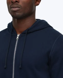 Lightweight Terry Slim Zip Hoodie