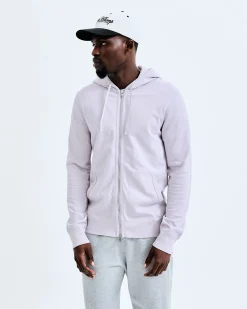 Lightweight Terry Slim Zip Hoodie