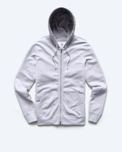Lightweight Terry Slim Zip Hoodie