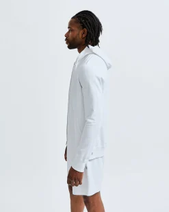 Lightweight Terry Slim Zip Hoodie
