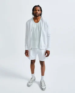 Lightweight Terry Slim Zip Hoodie
