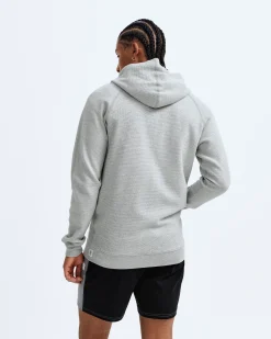 Lightweight Waffle Full Zip Hoodie