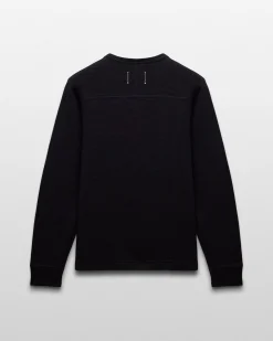 Lightweight Waffle Henley
