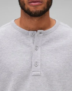 Lightweight Waffle Henley