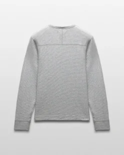 Lightweight Waffle Henley