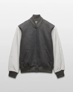 Melton Wool Varsity Jacket