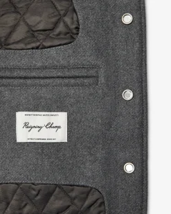 Melton Wool Varsity Jacket
