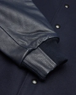 Melton Wool Varsity Jacket
