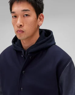 Melton Wool Varsity Jacket