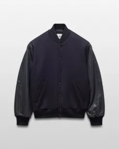 Melton Wool Varsity Jacket