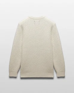 Merino Honeycomb Crewneck