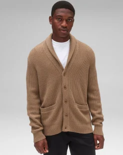 Merino Rib Vinnie Shawl Cardigan
